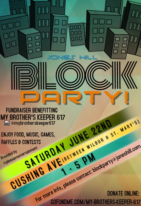 2019 Jones Hill Block Party Flier